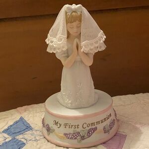 First Communion Prayer Figurine